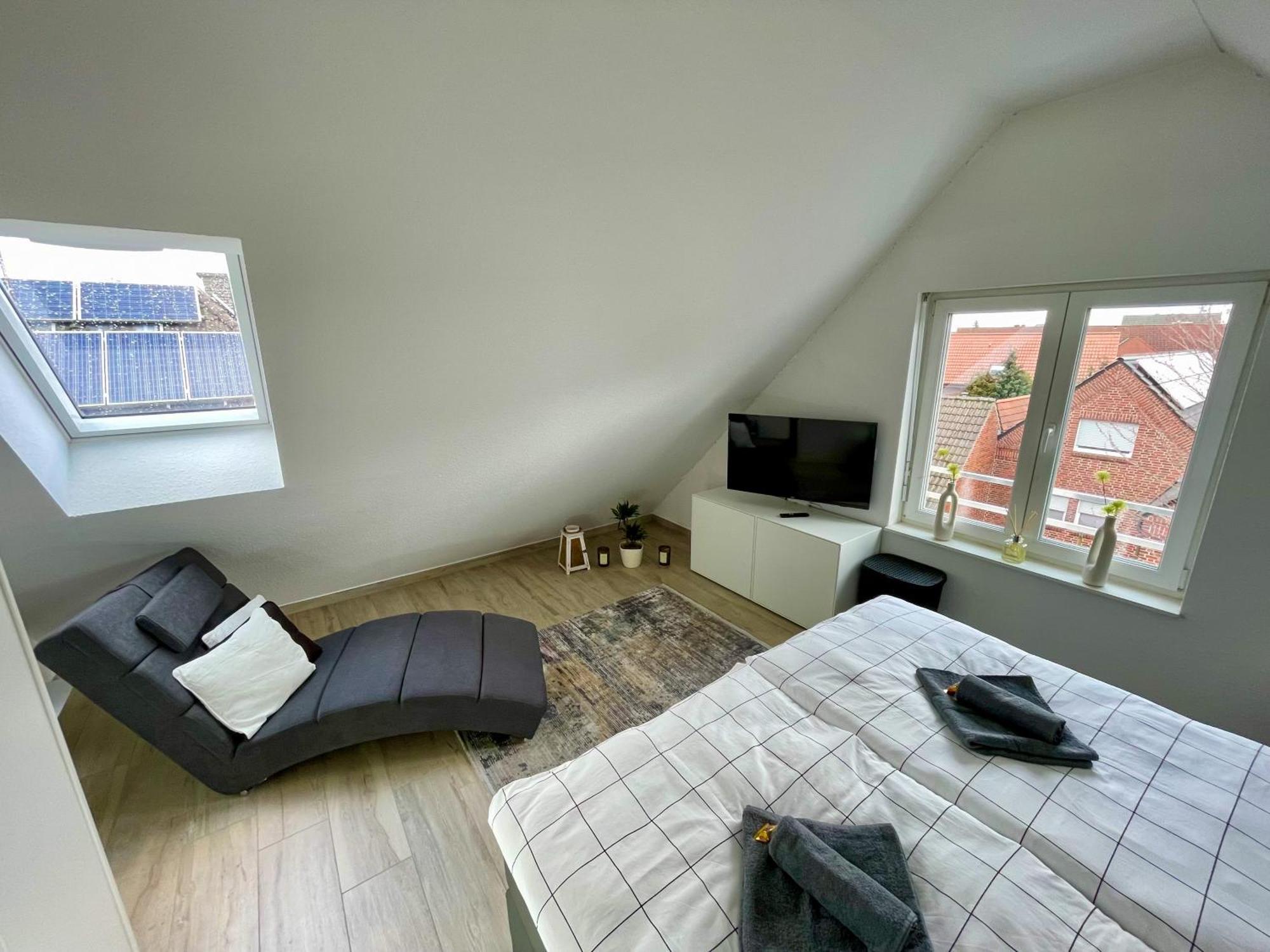 Ahaus: Stadtoase Mit Terrasse & Privater Garage Luaran gambar